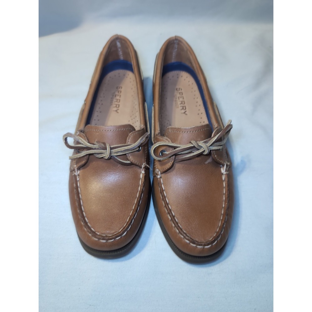 Sperry Top Sider Non Marking Leather Boat Shoes Womens 10 AO 1 Eye WM 236 - Picture 2 of 10